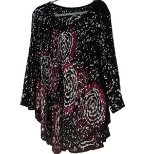 1X/2X Flowy Batik top, Greater Goods